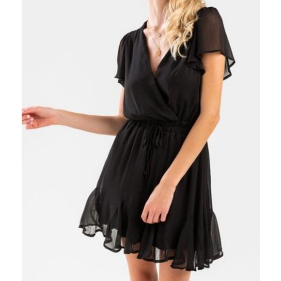 Mi Ami by Francescas Black Dress, Short, L - Picture 16 of 16